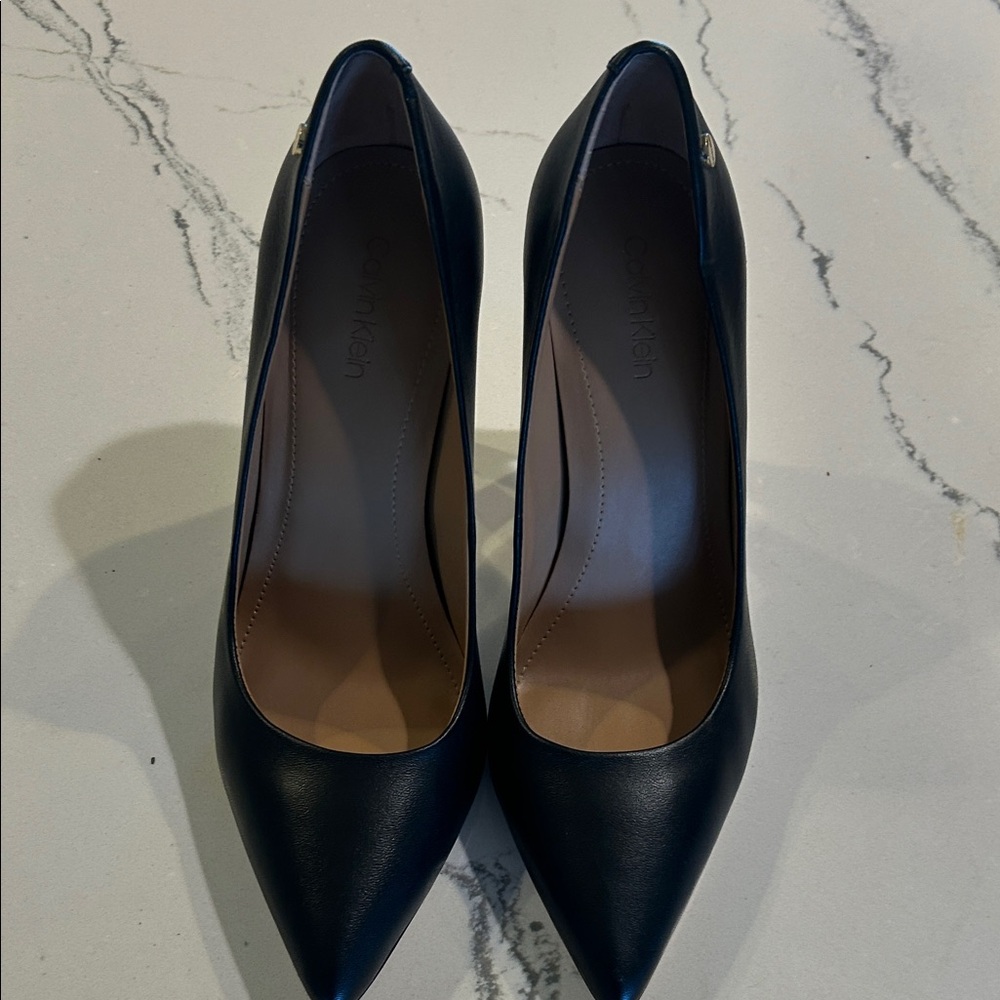 Calvin Klein Matte black heels
